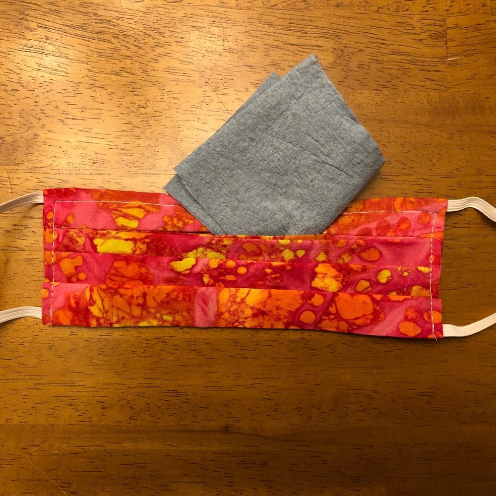 Facemask, Adult size, pocket for filter